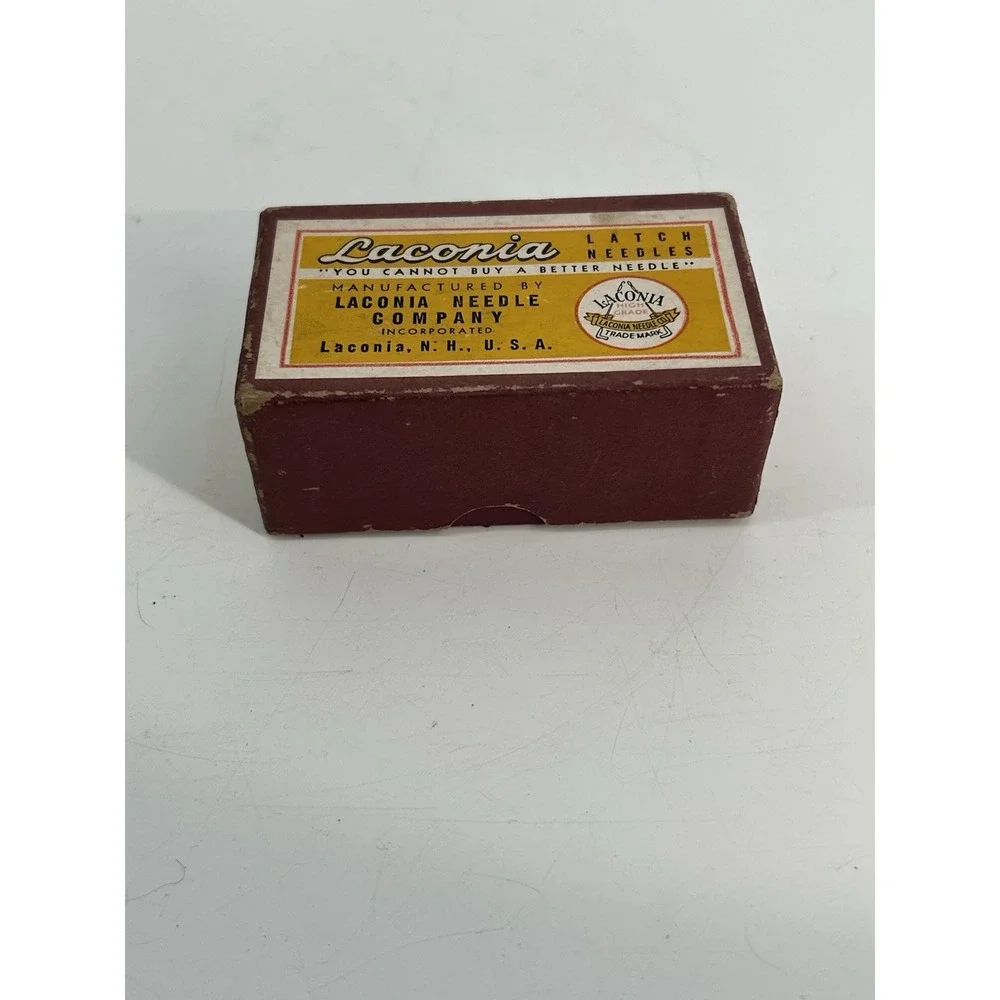 Laconia Needle Co. Latch Needles Box Of 250 36 GA. S&W No. 64 LONG BUTT